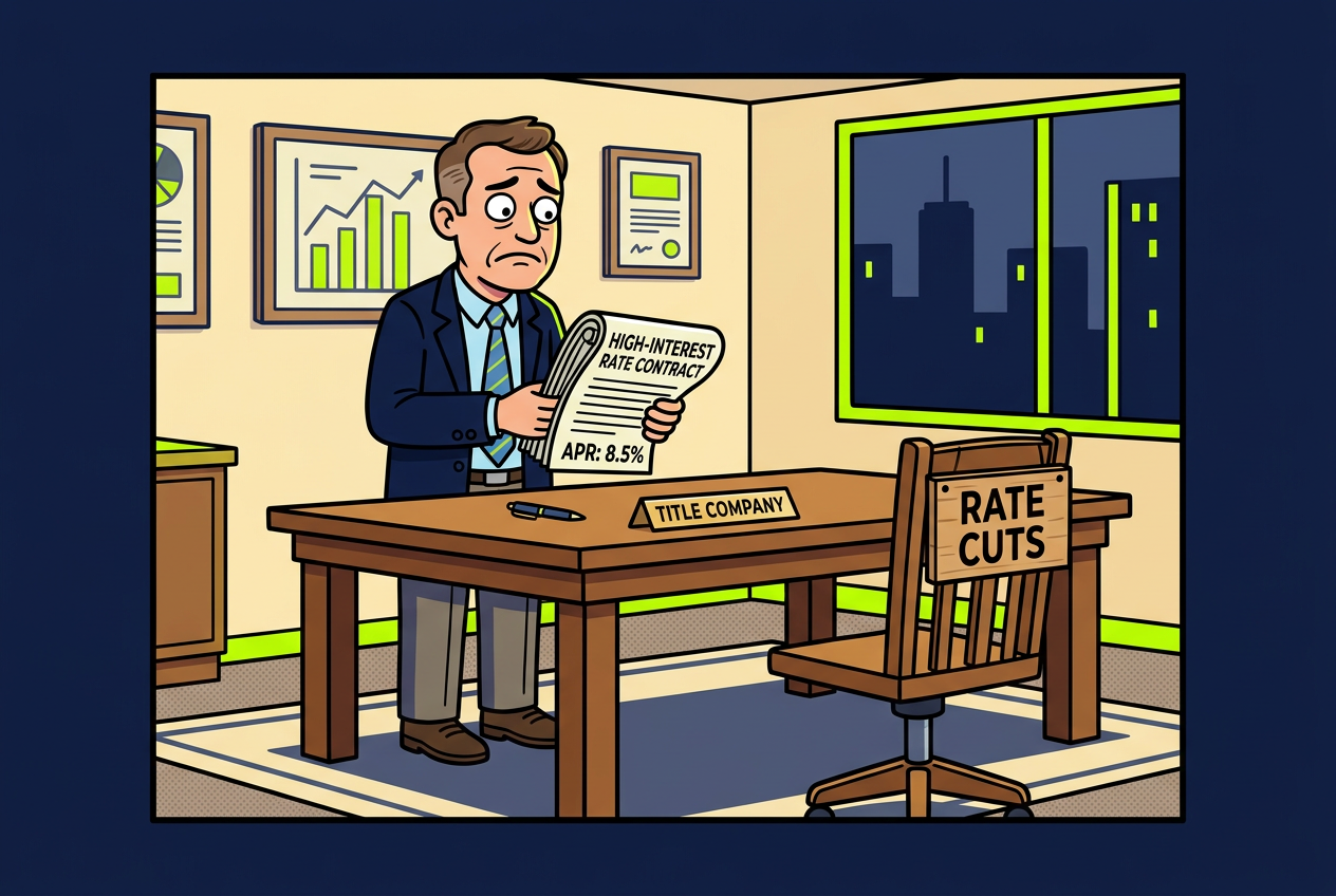 Expecting Jerome Powell to escort you to the closing table — 6.98% mortgage rates locked in as your permanent baseline